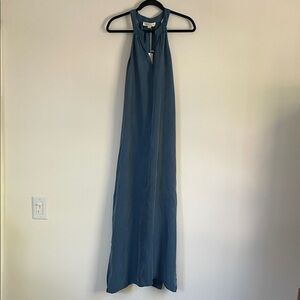 Lovestitch Teal Halter Maxi Dress
